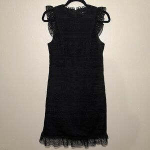 J Crew Woven Black Business Dress